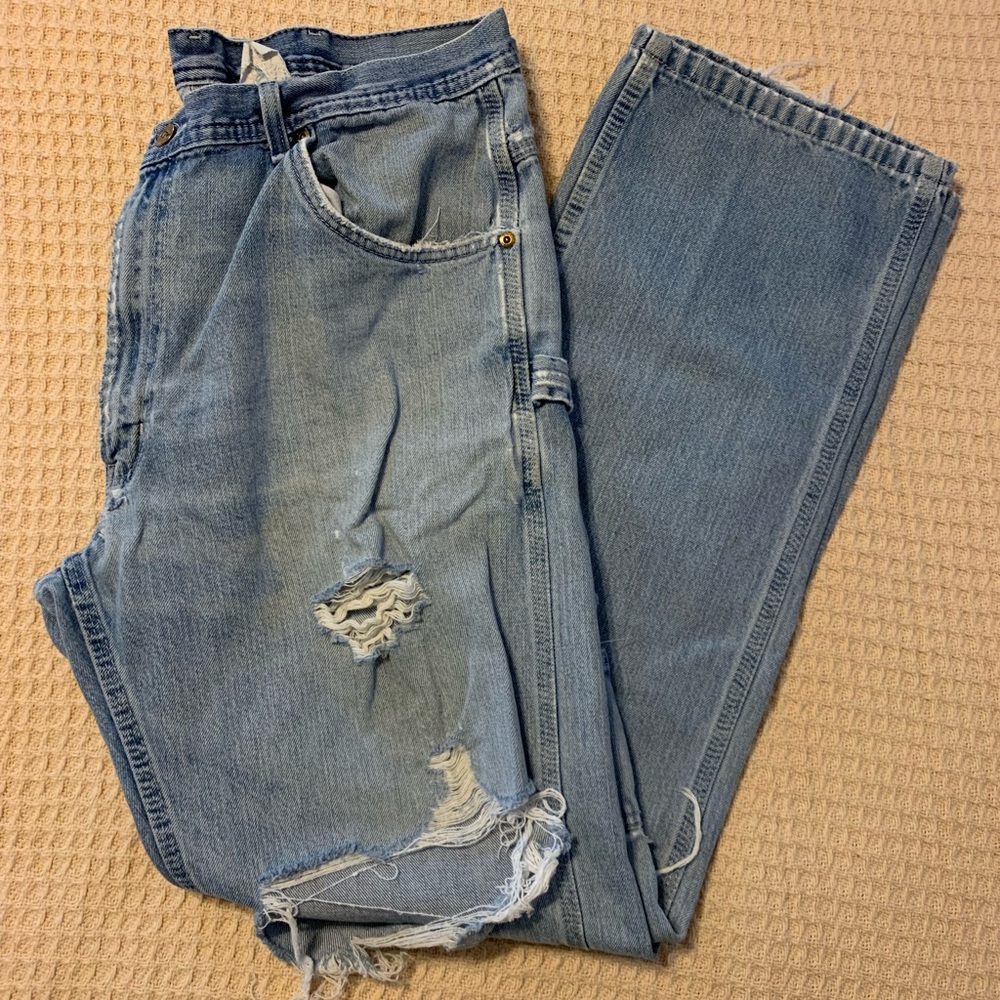 VINTAGE Key Relaxed Fit Carpenter Jeans - 38x34 working man’s jeans